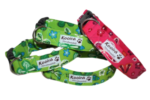 celosoftshellový obojek š. 2,5 cm, 3x zelený 28-40 cm, 160 Kč/ks
